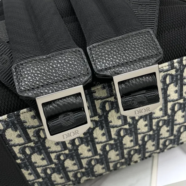View 5 of Monogram-Dior Mini Backpack: Subtle Luxury, Everyday Versatility