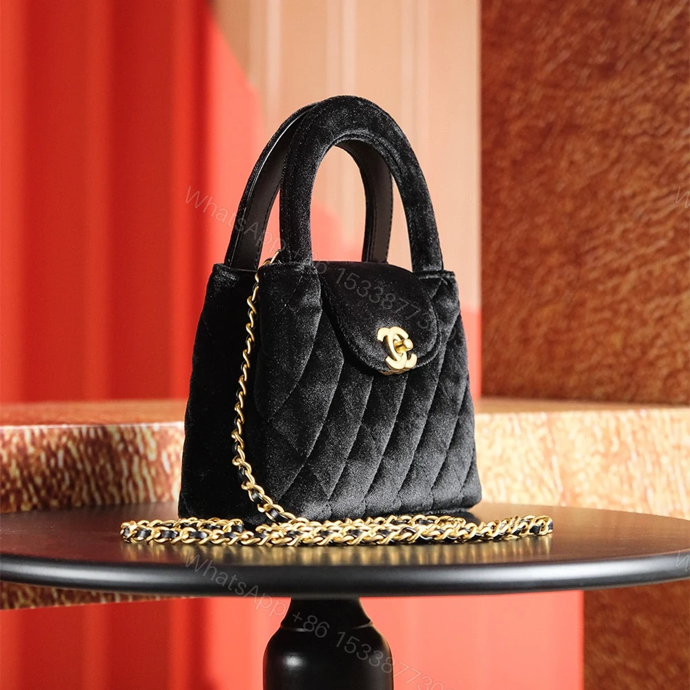 View 5 of 高仿Chanel*24A系列AS4416絲絨Mini斜挎包免檢版