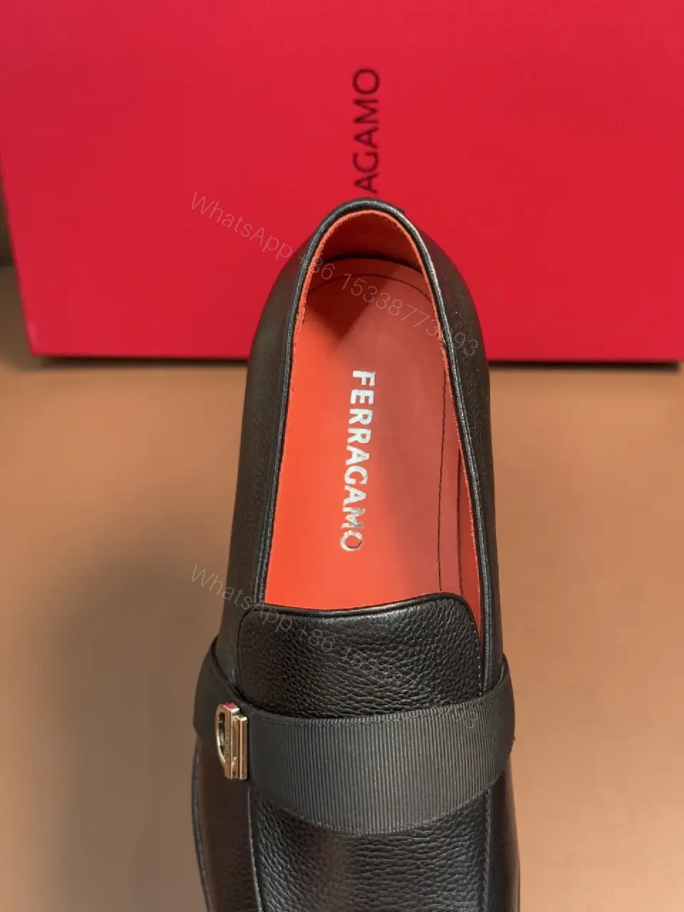 View 5 of Refined Leather Driving Loafers with Signature Hardware
