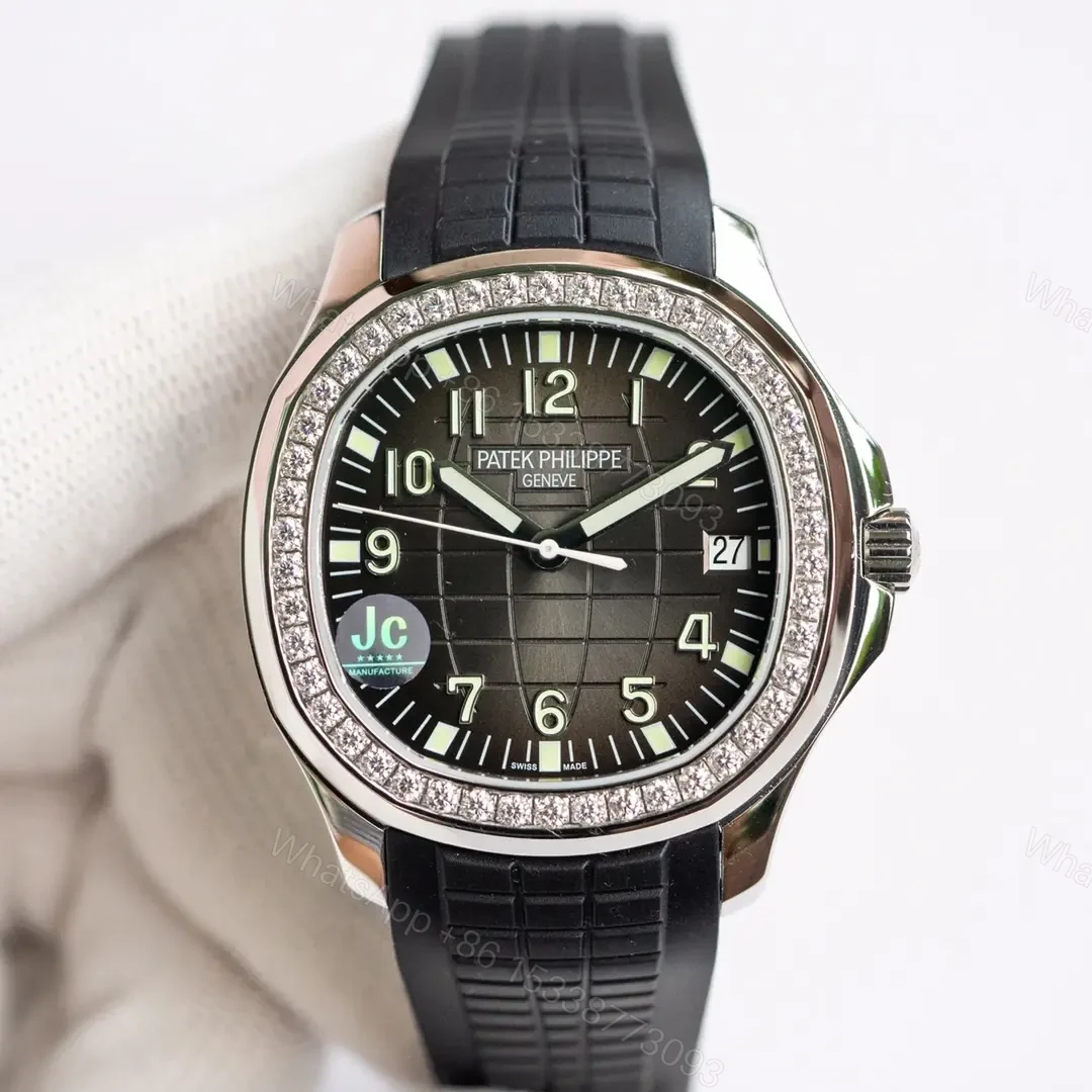 Patek Philippe Aquanaut Diamond Bezel Watch Black Rubber Strap Ultimate 40MM PP-AQUANAUT-40-DIA-BEZEL-BLK-RUB — view 1