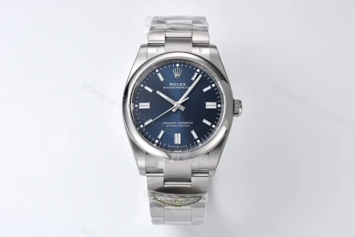 Best Rolex Super Clone Oyster Perpetual 36 Bright Blue 126000-0003 — view 1