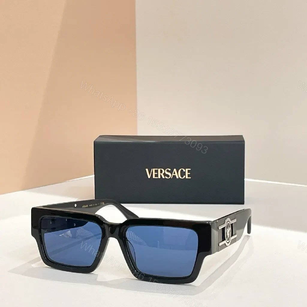View 2 of Bold Gradient Lens Sunglasses - Blocky Frame, Ultra Luxe