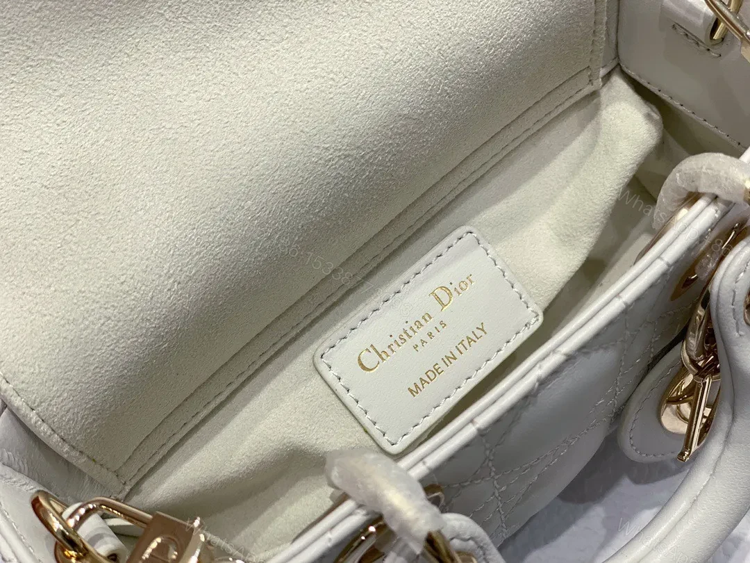 View 8 of Dior D-Joy Mini Bag White Super Quality Women’s Handbag 16.5x6x10cm