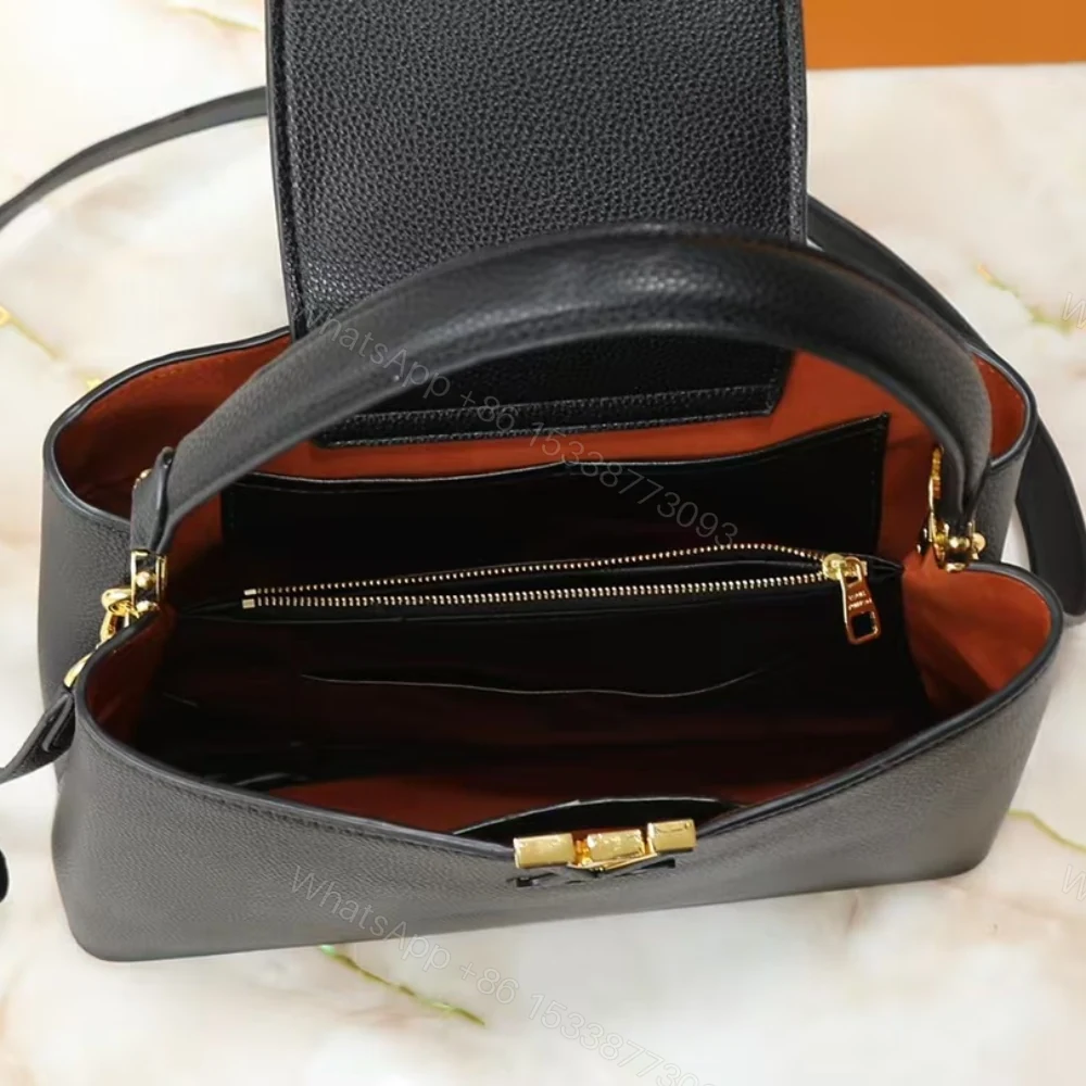 View 8 of Louis Vuitton Capucines MM Souple Black 33Cm M14370