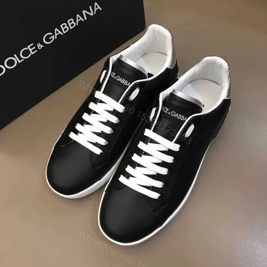 View 4 of DOLCE & GABBANA CALFSKIN NAPPA PORTOFINO SNEAKERS – DG25