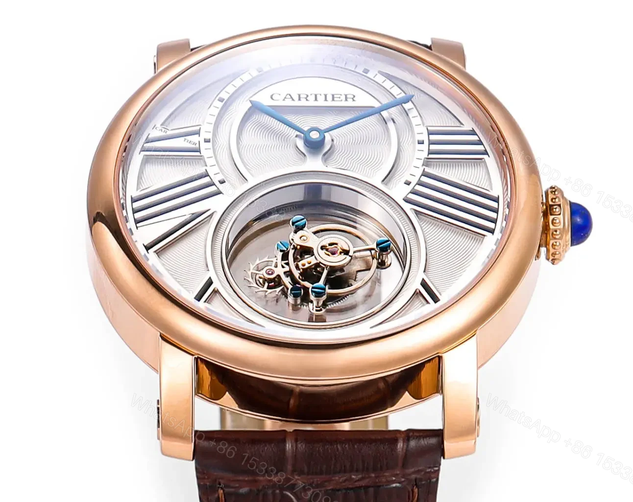 View 2 of Cartier Rotonde Double Tourbillon Rose Gold 45mm CARTIER-ROTONDE-DT-RG45