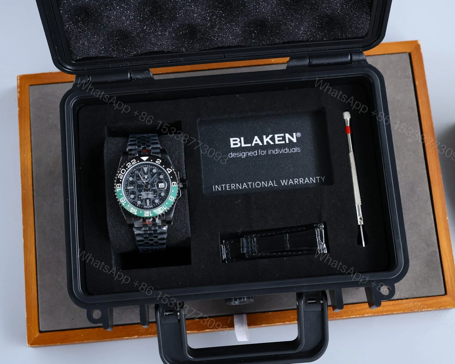 View 2 of Rolex Oyster Gmt-Master Ii Watch Black Skull Pattern 40Mm
