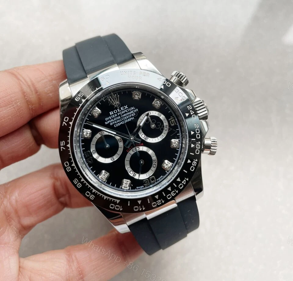 BTF factory 1:1 Rolex Daytona SS116500LN Best Black Dial Diamond Markers A4130 — view 1