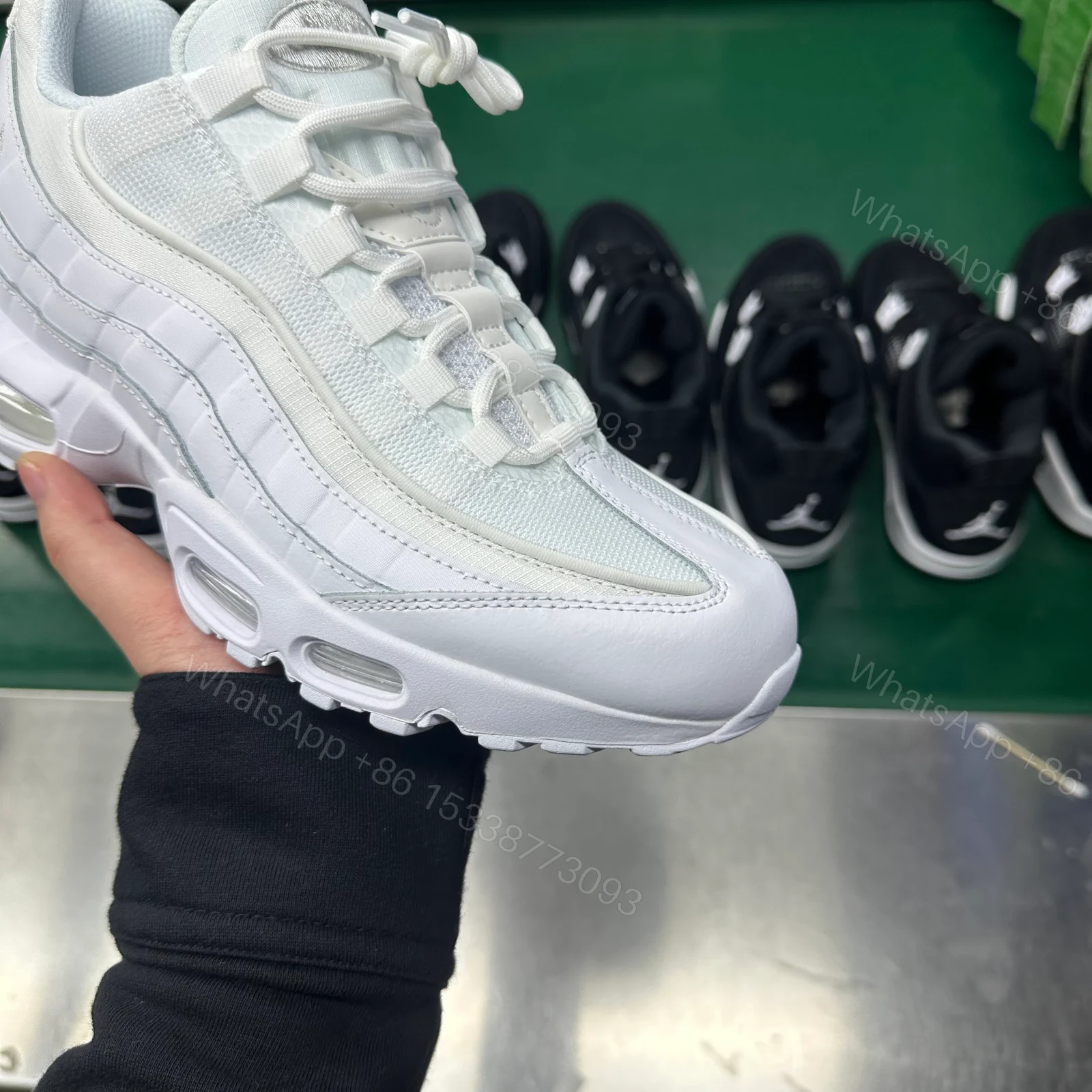 View 6 of Nike Air Max 95 Essential White Grey Fog
