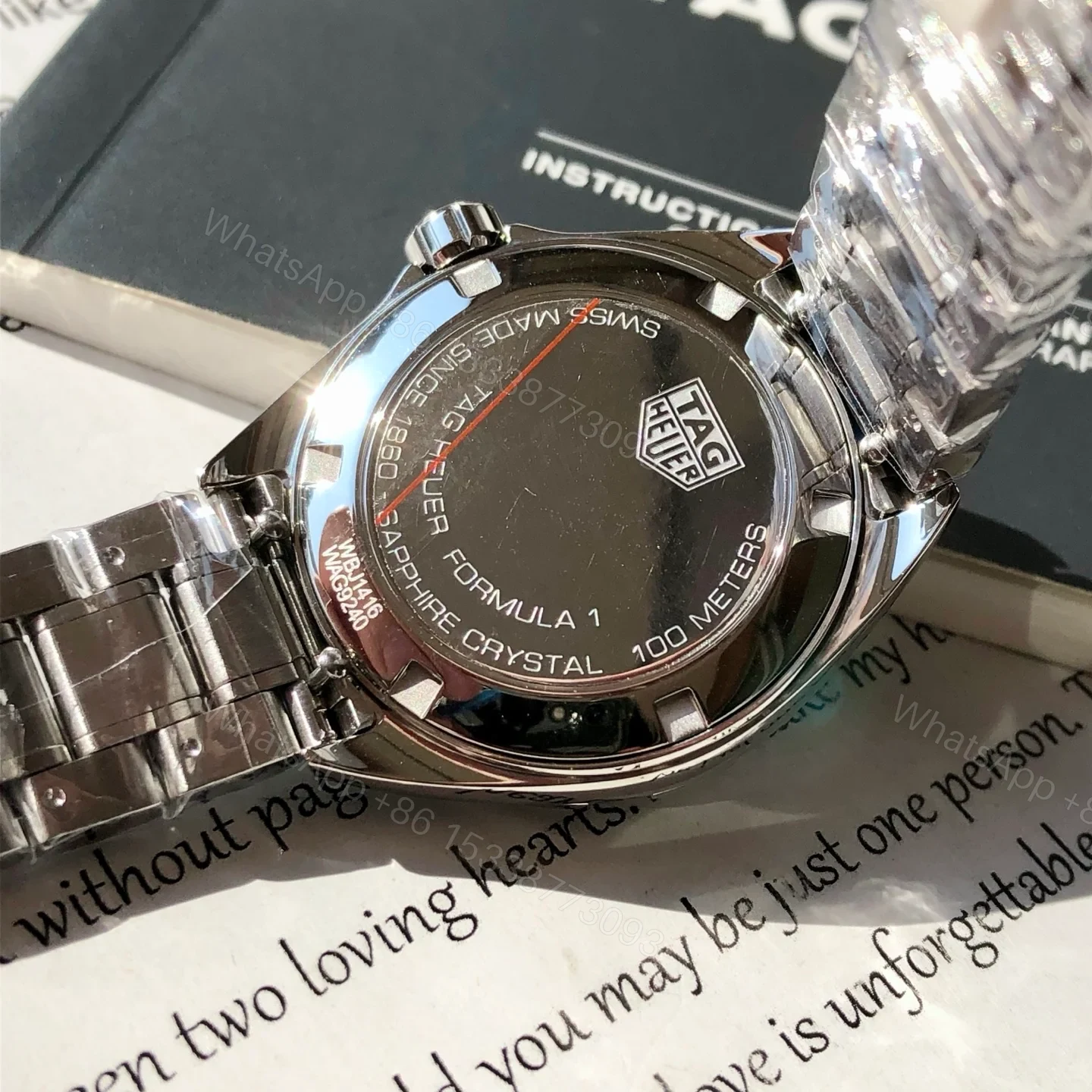 View 4 of TAG Heuer Carrera Women’s Quartz Watch 32MM Deep Blue Dial Leather Strap Premium Edition TAG Heuer Carrera Women’s Quartz Watch 32MM Deep Blue Dial Leather Strap Premium Edition