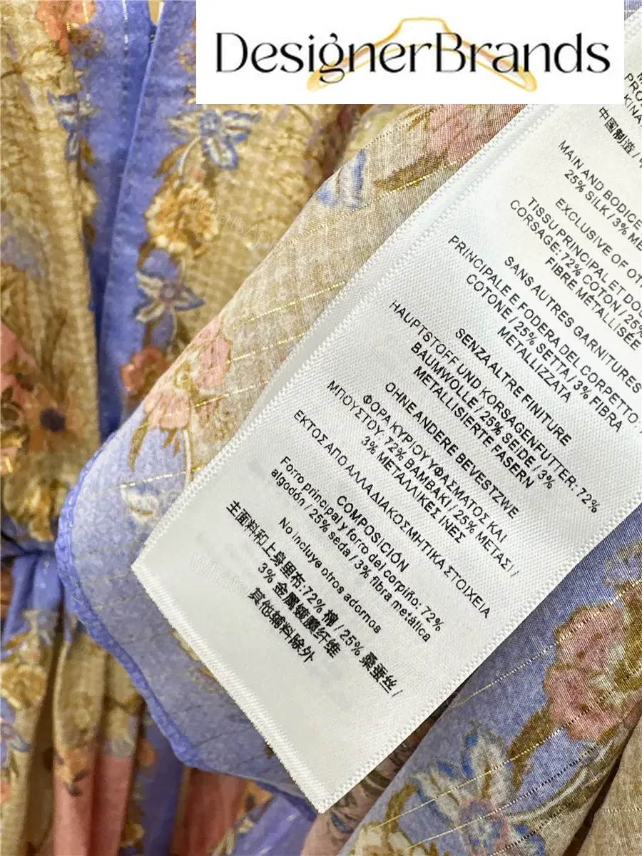 View 7 of Zimmermann Indra Printed Silk-Cotton Blend Halter Maxi Dress