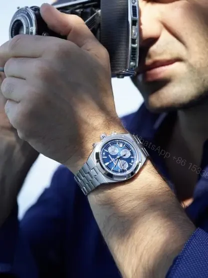 View 23 of Replica vacheron constantin Overseas chronograph 42.50 Stainless steel