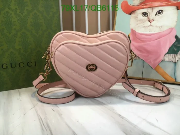 View 12 of Gucci Replica Red Heart Mini Bag QB61154