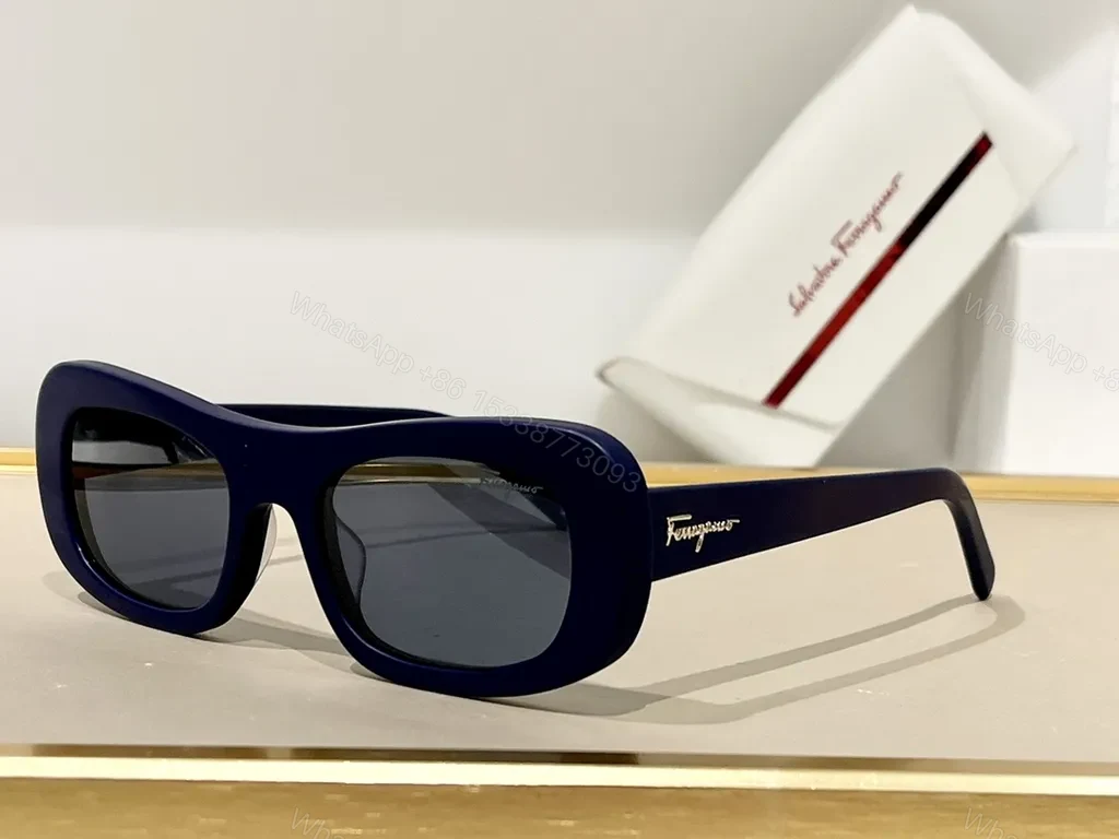 View 6 of Bold Pink Frames Sunglasses: Ferragamo Pink High-Gloss Acetate