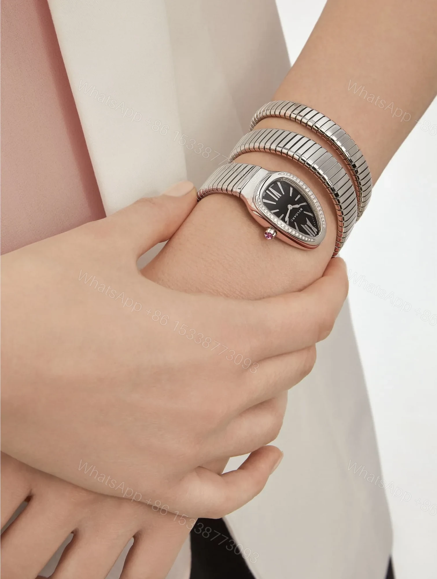 View 2 of Bvlgari Serpenti Tubogas Silver Black