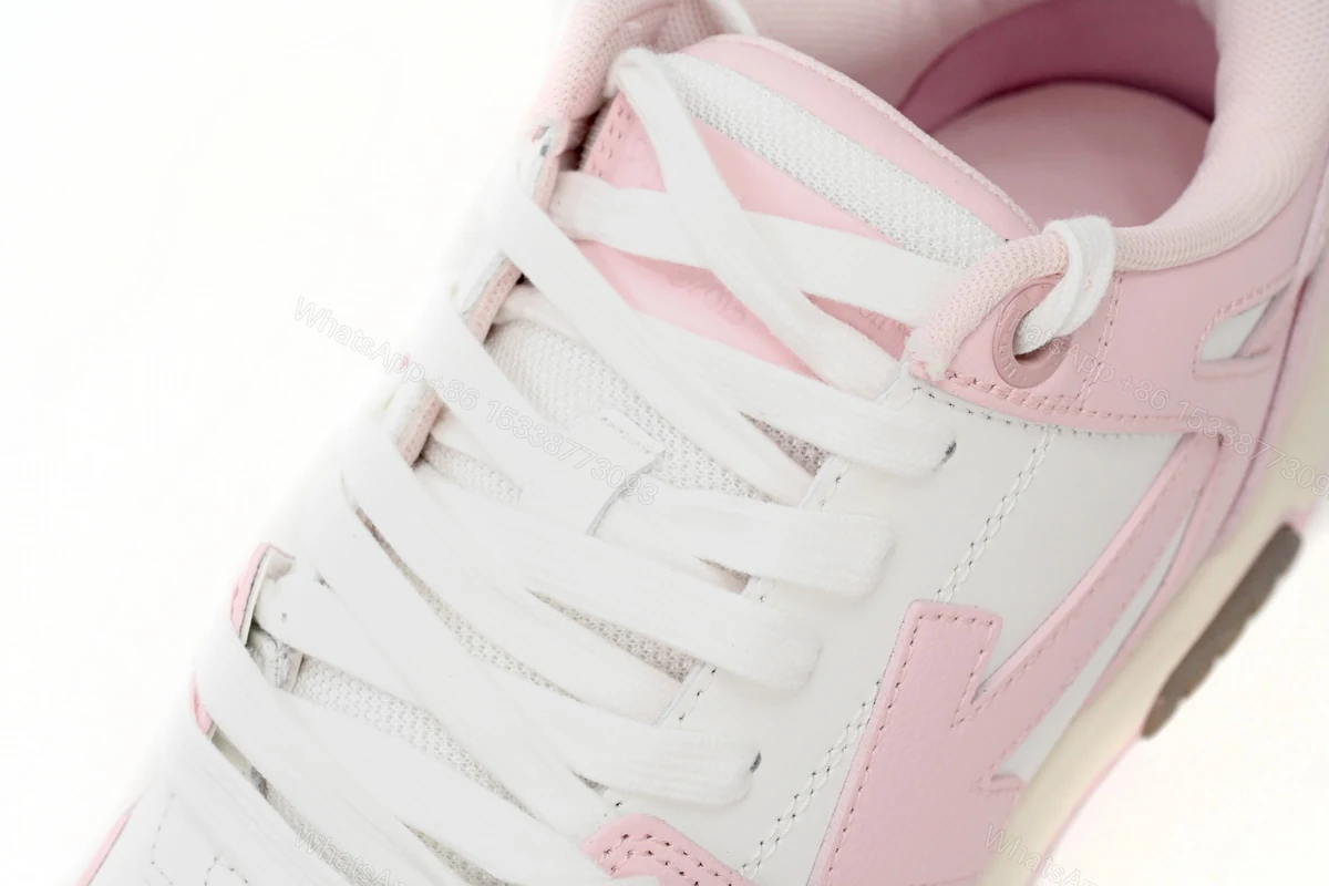 View 6 of OFF-WHITE Out Of Office OOO Low Tops White Light Pink OWIA259F21LEA0010130