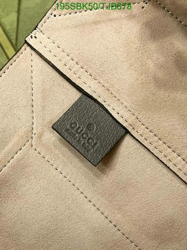 View 9 of Gucci Large Tote Beige and Brown made of PVC and Genuine Leather YU335