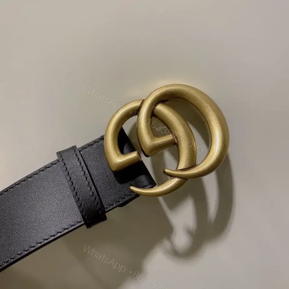 View 4 of GUCCI GG MARMONT WIDE BELT – B124