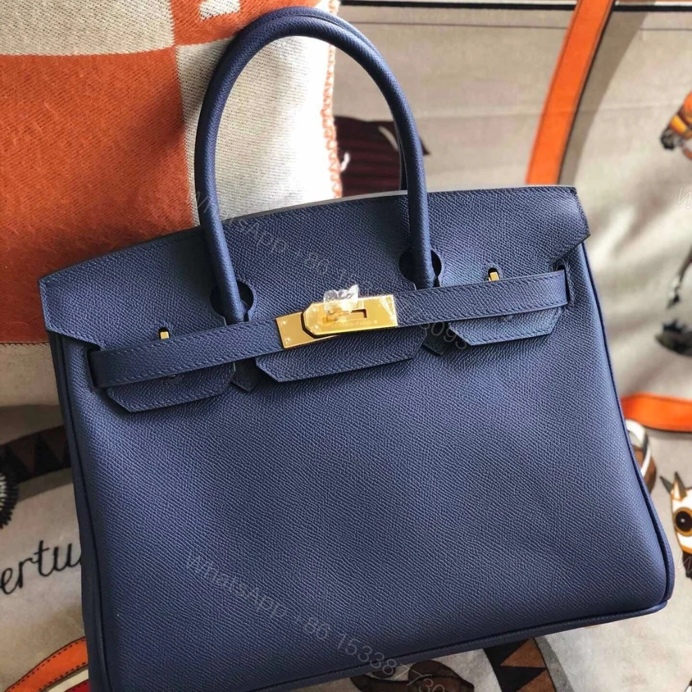 View 2 of Hermes Birkin 25 Bag Epsom Bleu Saphire 25Cm
