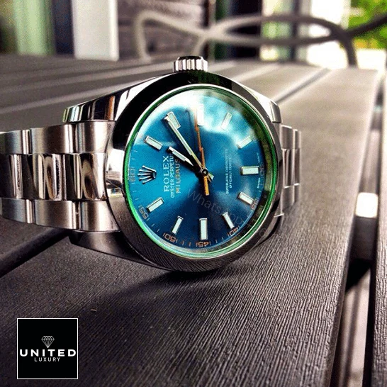 View 11 of Rolex Milgauss 116400GV-0002 Blue Dial Replica