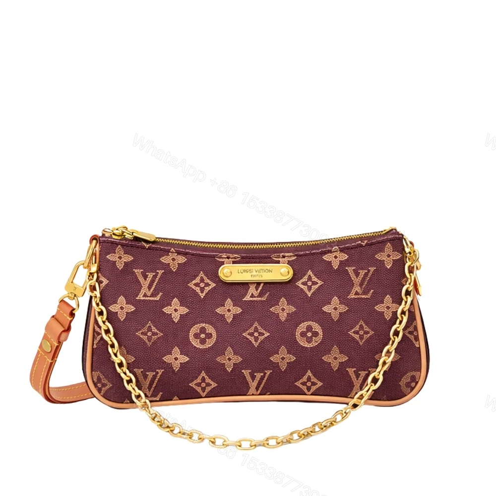 Louis Vuitton Pochette Liv Monogram Origine Light Brown 24Cm — view 1