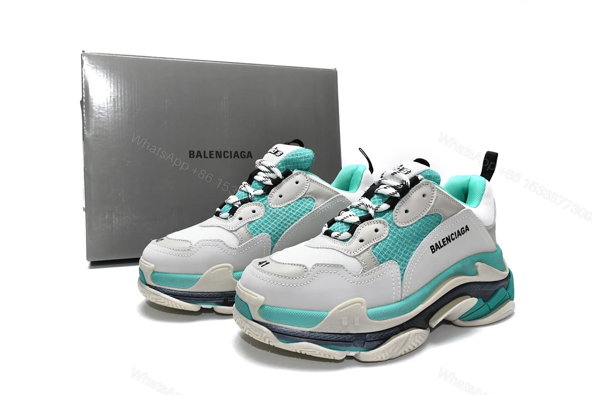 Balenciaga Triple S Mint Green 524039 W09E1 9878 — view 2