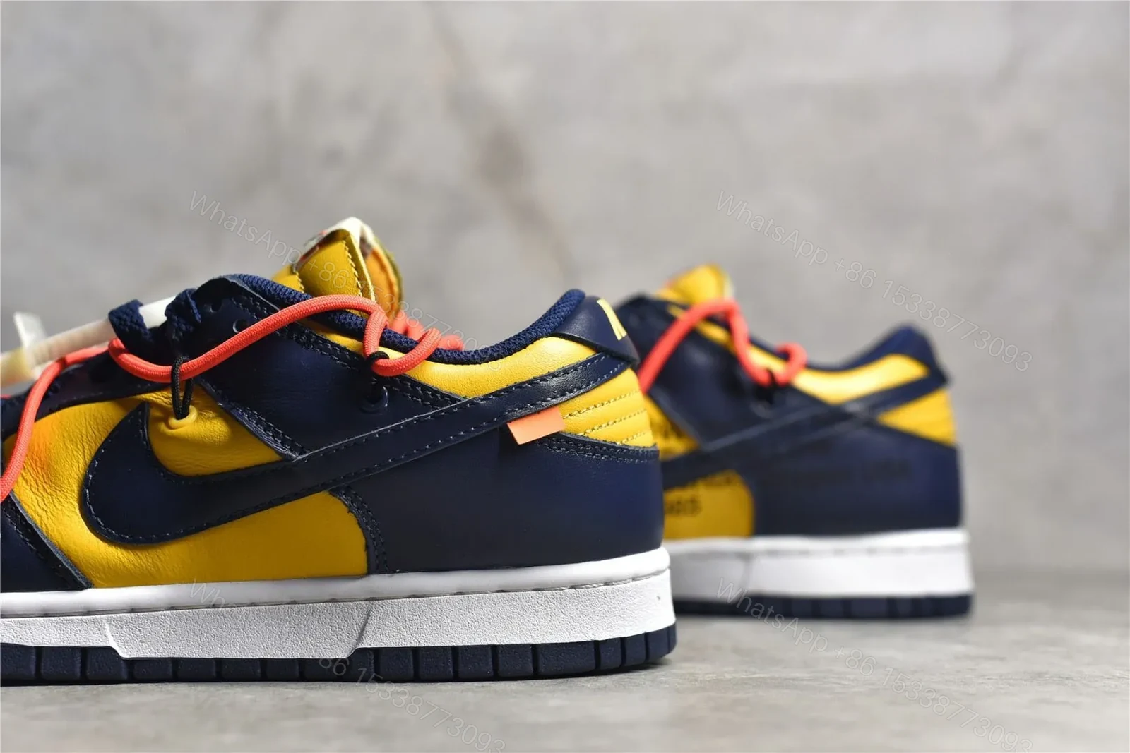 View 4 of Off White X Dunk Low “University Gold” Reps
