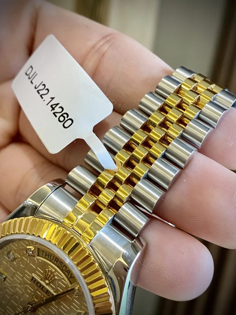 View 3 of Day-Date 40mm Super Clone Custom Gold Wrapped Watch
