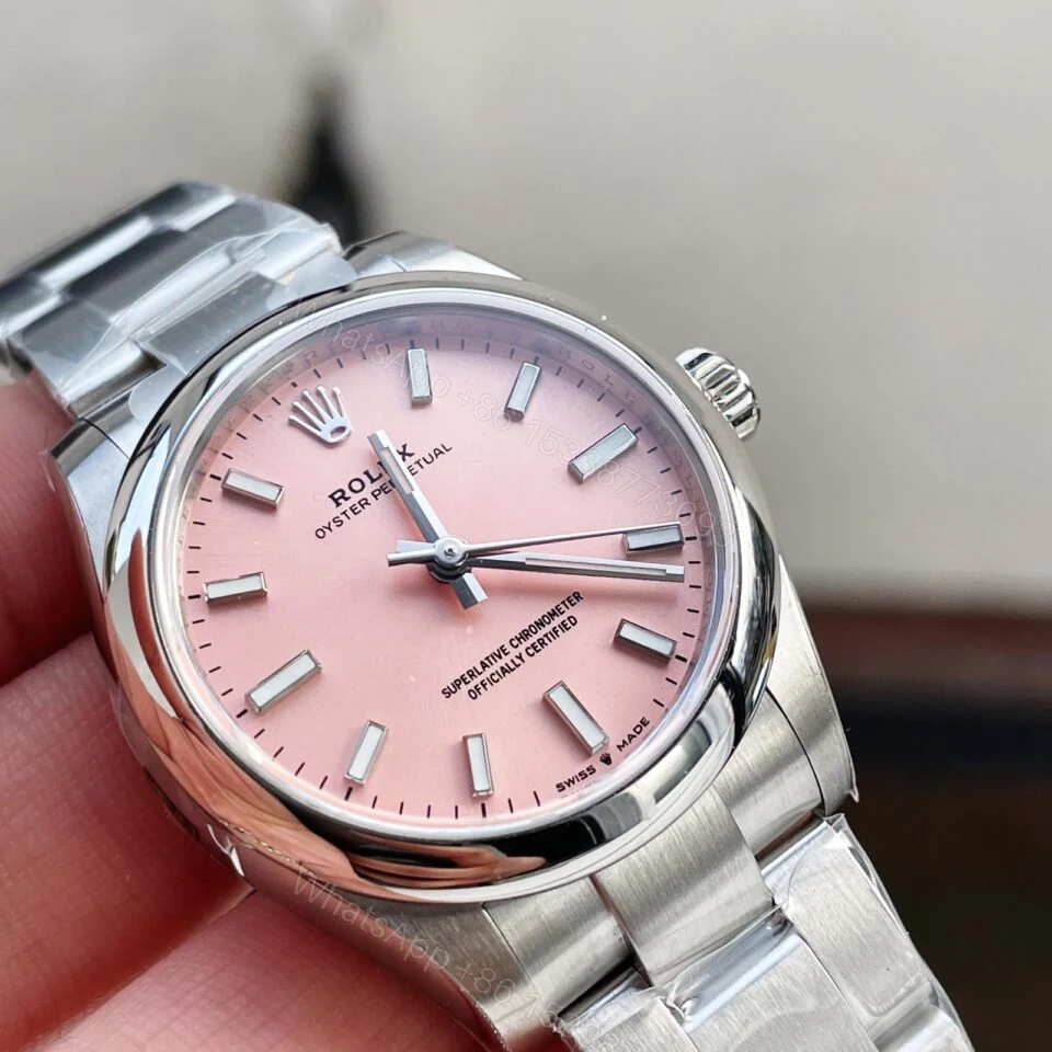 EWF Factory 1:1 Rolex Oyster Perpetual 31mm 277200 Best Edition PINK Dial — view 1