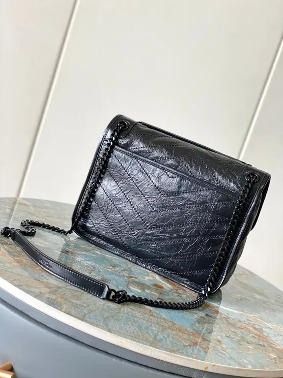 View 7 of Quilted Leather Crossbody: YSL-Inspired Luxe, Compact Chic
