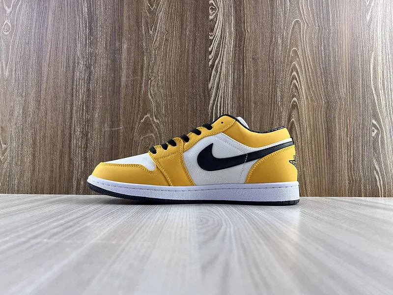 View 6 of Sunburst Yellow Leather Sneakers: High-Top Luxury Comfort