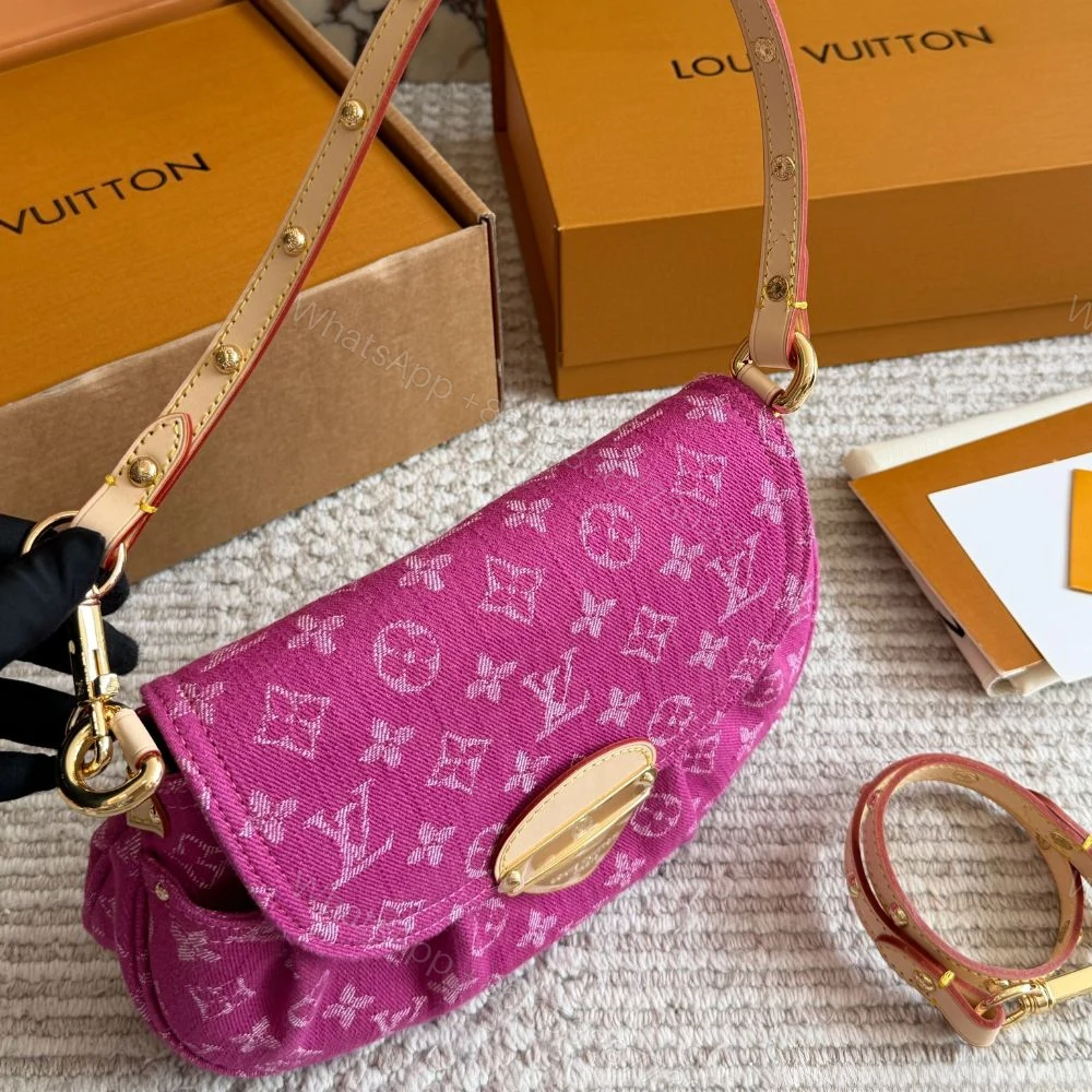 View 5 of Louis Vuitton Sunset Fuchsia Denim 23Cm M28291