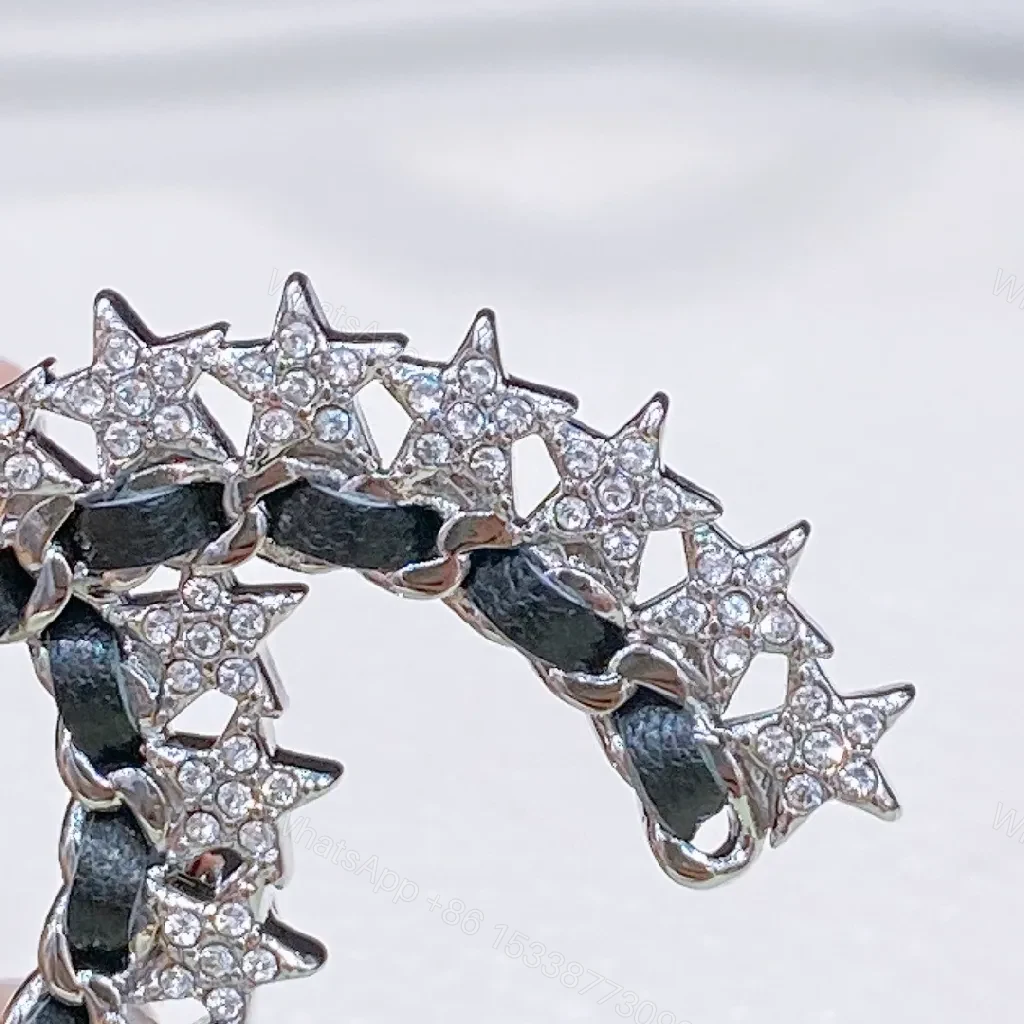 View 5 of Elegant Crystal-Embellished Leather Belt: Luxe Crystal Buckle Belt