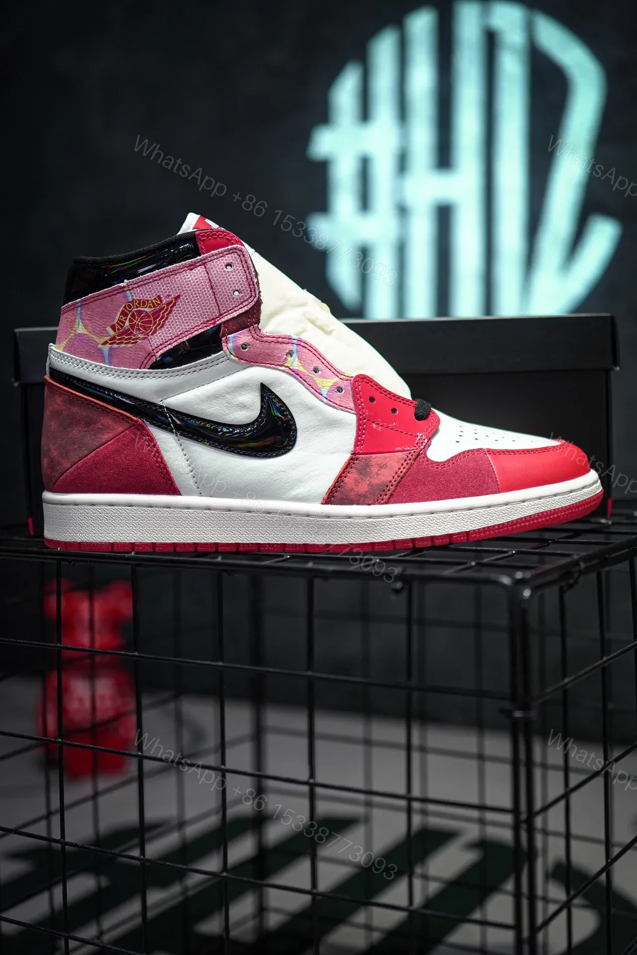 View 3 of Jordan 1 Retro High Spider-Man Next Chapter Reps