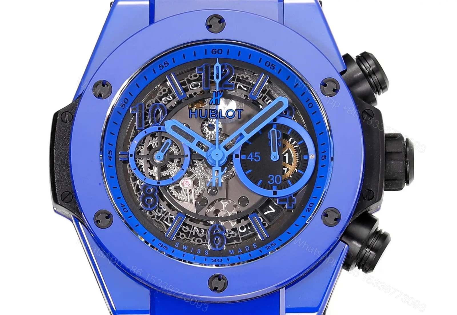 View 4 of TW Factory Hublot Big Bang Blue Ceramic Watch
