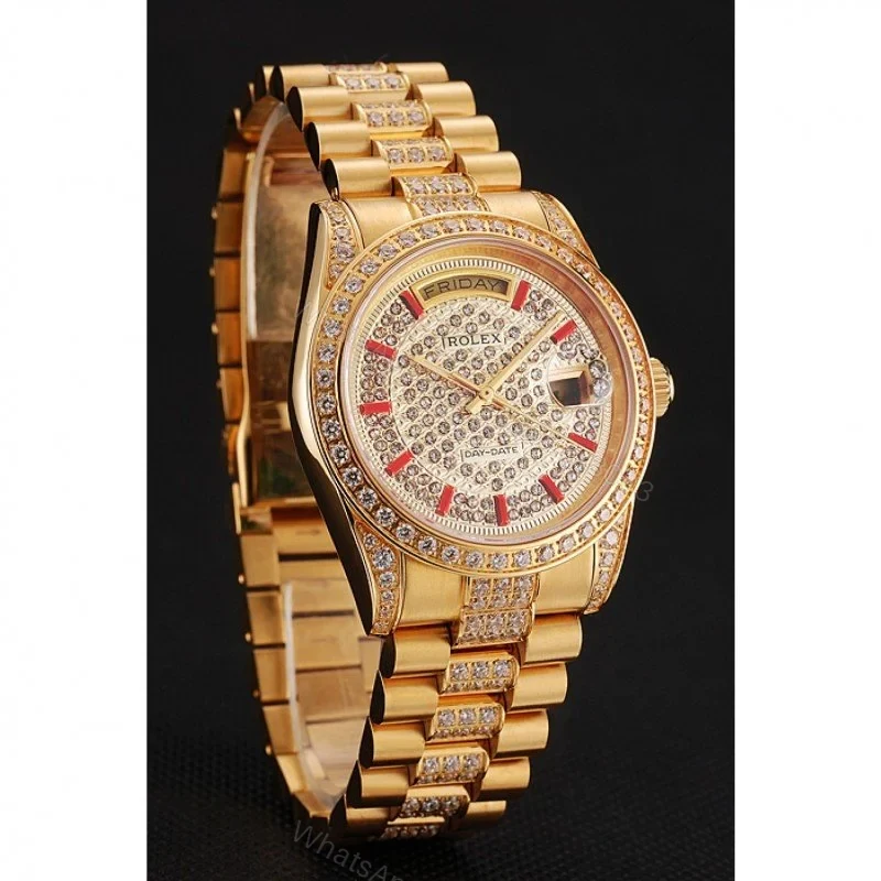View 2 of Superclone Rolex Day-Date Gold Dial 1453960 37 mm