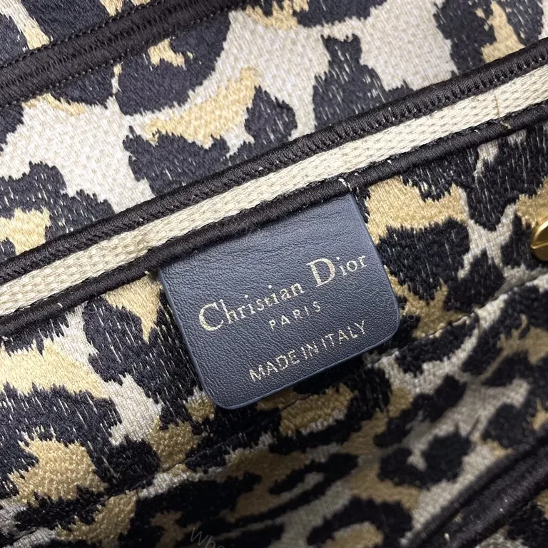 View 7 of Leopard-Print Saddle Bag: Luxe, Compact Dior-Style Accessory