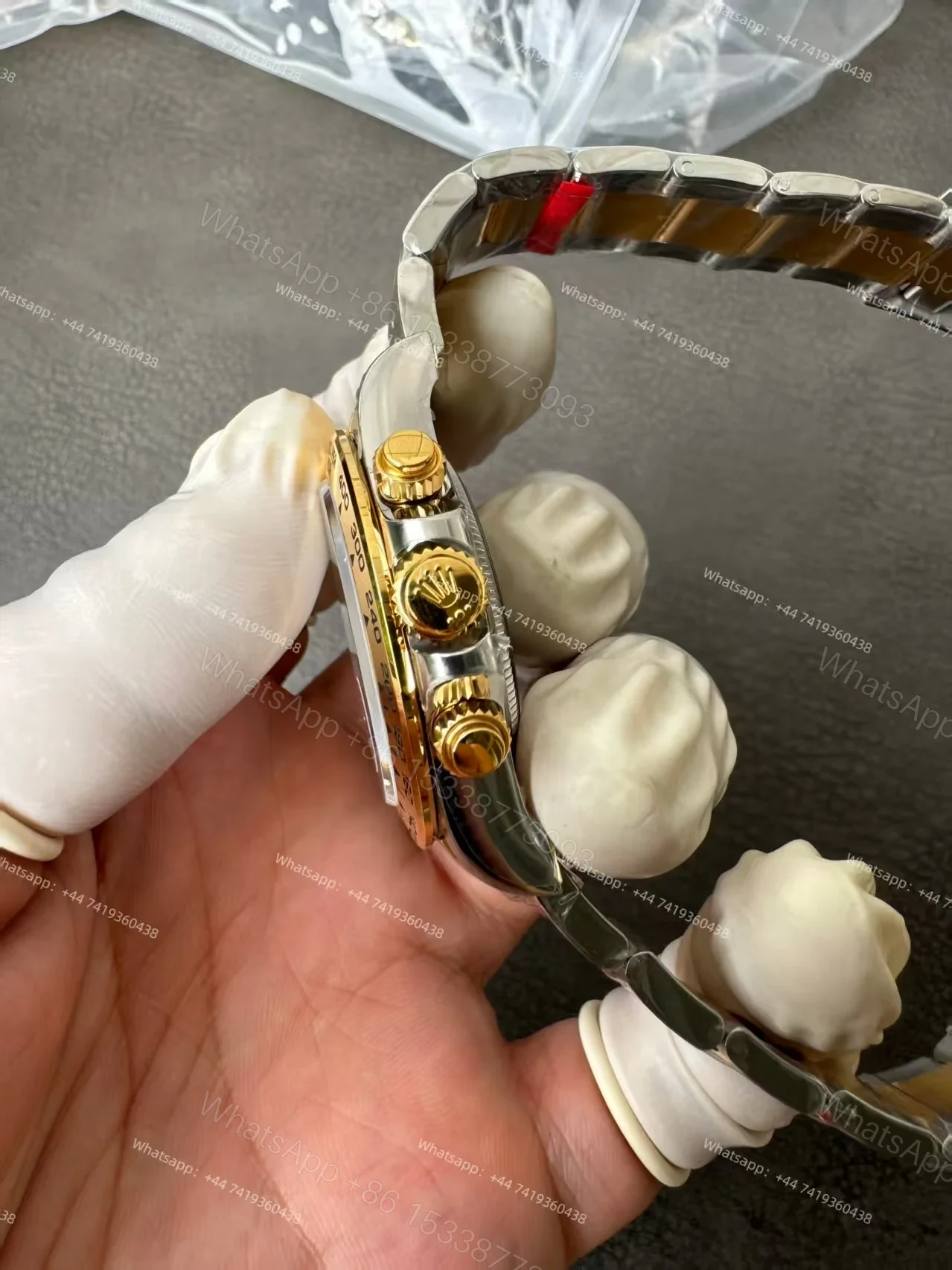 View 11 of Rolex Super Clone Daytona M126503-0001 White Dial Two-Tone 4131 Movement