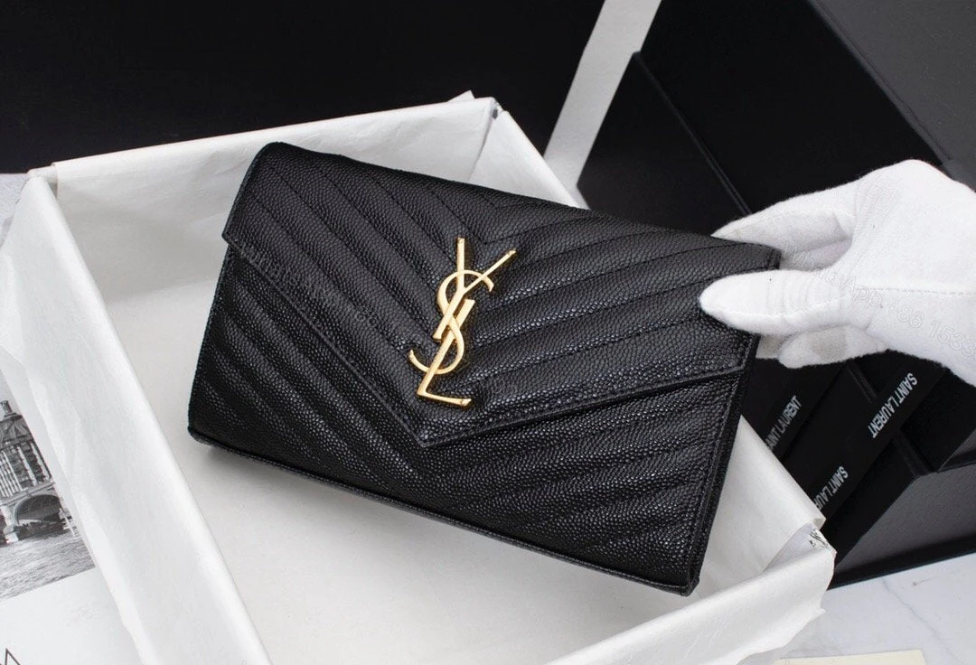 View 5 of Saint Laurent Cassandre Chain Wallet
