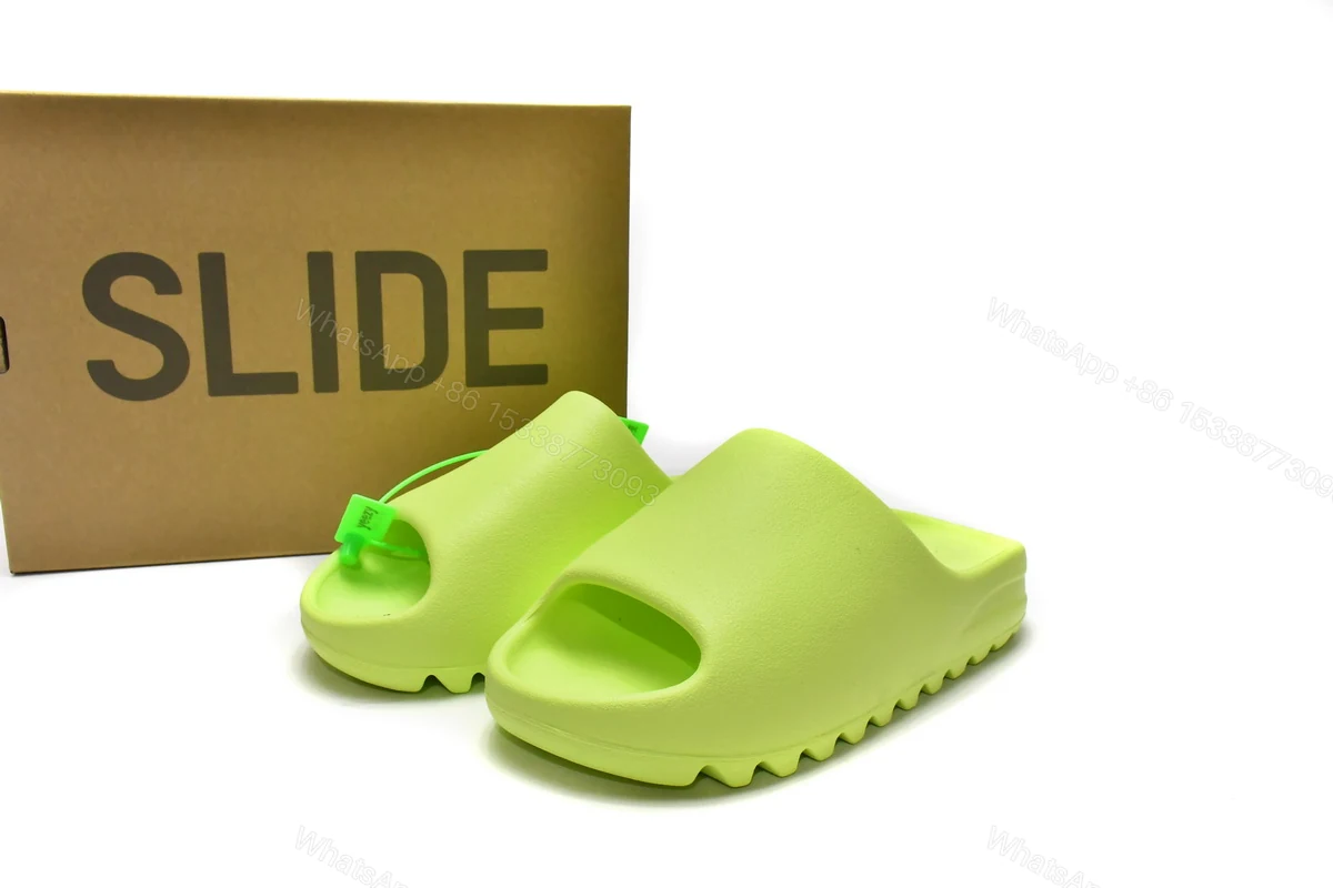 adidas Yeezy Slide Glow Green HQ6447 — view 2