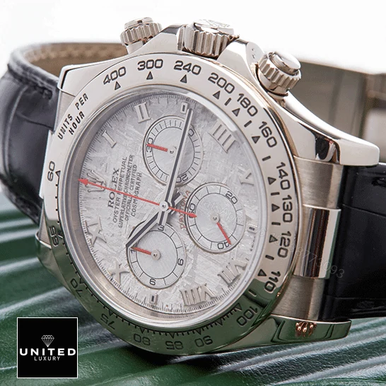 View 6 of Rolex Daytona 116519 White Roman Dial Replica