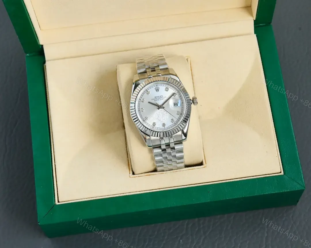 View 9 of Rolex Datejust 41mm Silver Dial Jubilee Bracelet Premium Edition 126334-0020