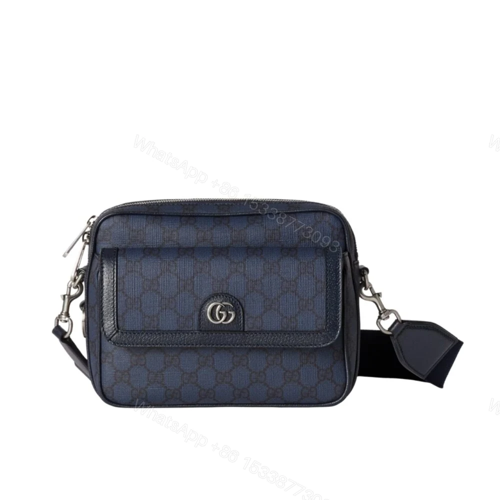 Gucci Ophidia Small Crossbodybag Dark Blue 20Cm 802170 FACJY 8441 — view 1