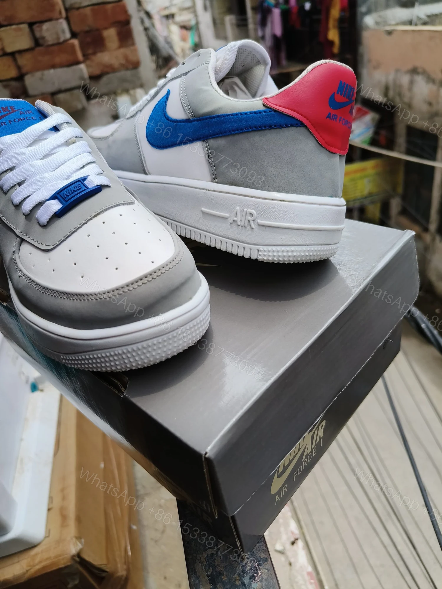View 5 of BUY FIRST COPY NIKE AF1 UNDEFEATED HH PREMIUM LEATHER SNEAKERS ON SALE