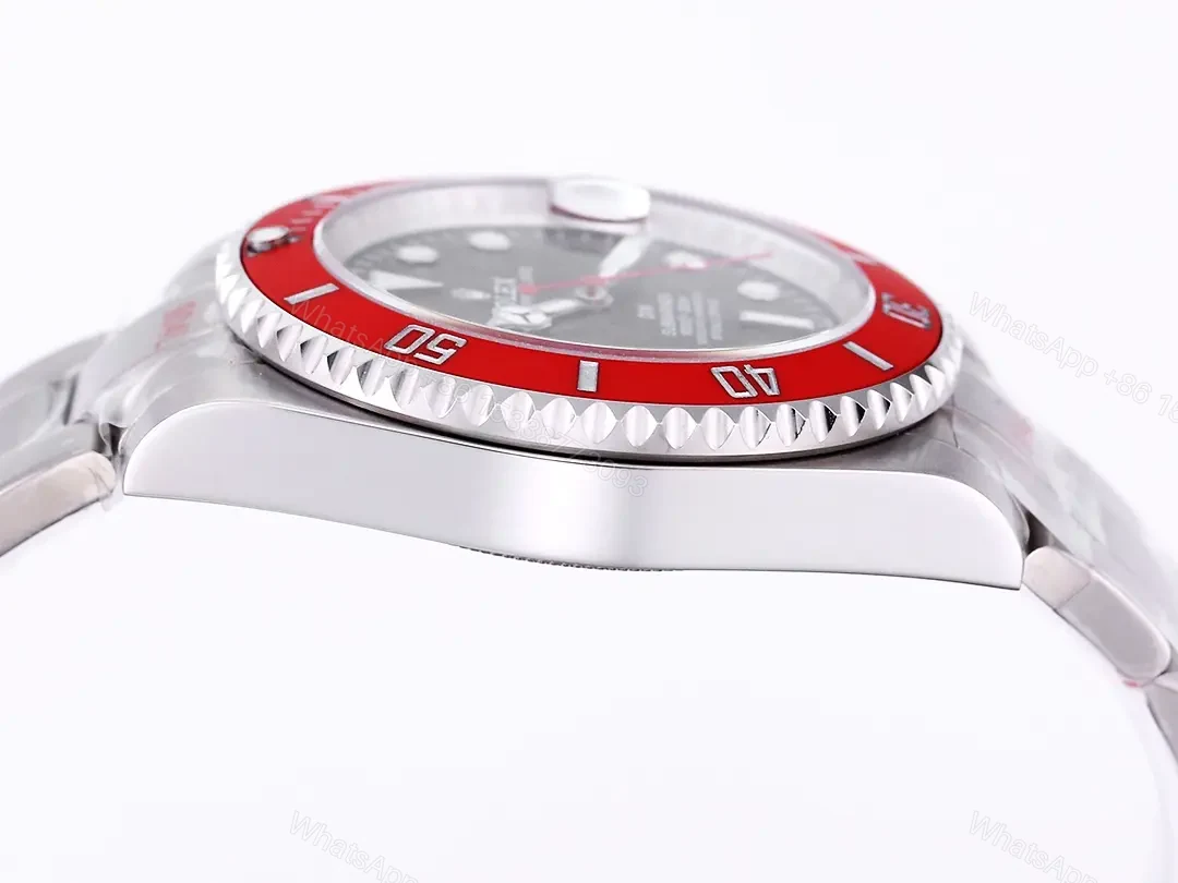 View 8 of MKS Factory Clean Factory – **Rolex DIW Submariner Parakeet** – Red/Black, Custom