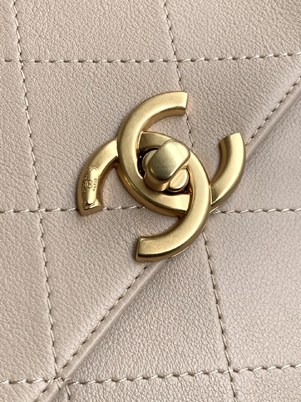 View 10 of Quilted Nude Leather Bag: Minimalist Luxury Crossbody