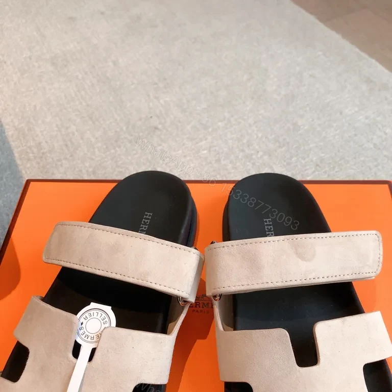 View 5 of Soft Sand Leather Sandals with Straps - All-Day Comfort