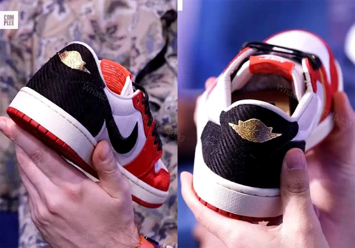 View 3 of Nike dunk split leather made shoes