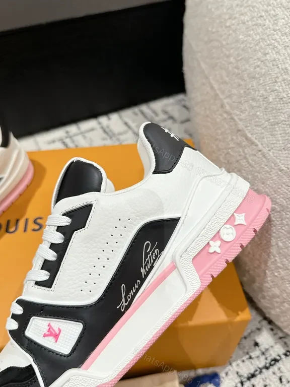 View 8 of Bold LV Pink Contrast High-Tops for All-Day Comfort