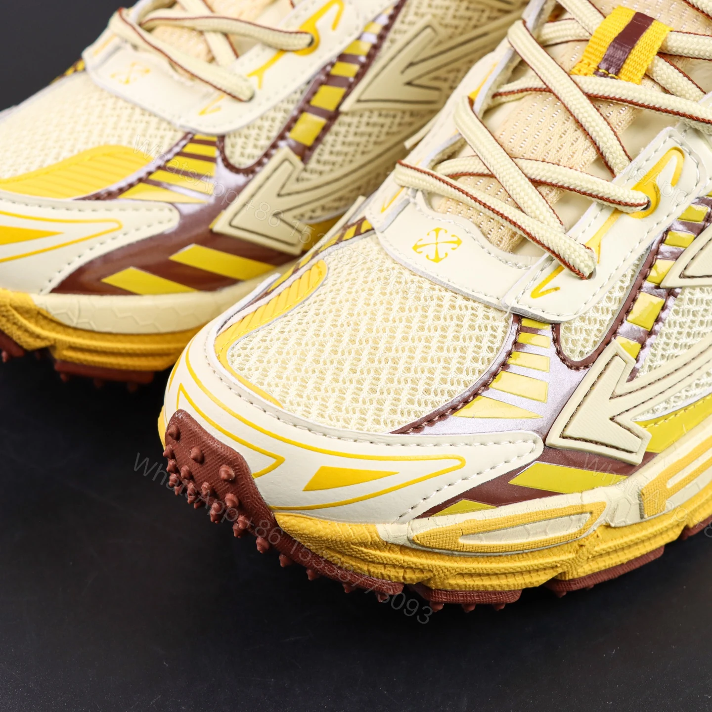 View 5 of Off White Be Right Back Creamy yellow Reps